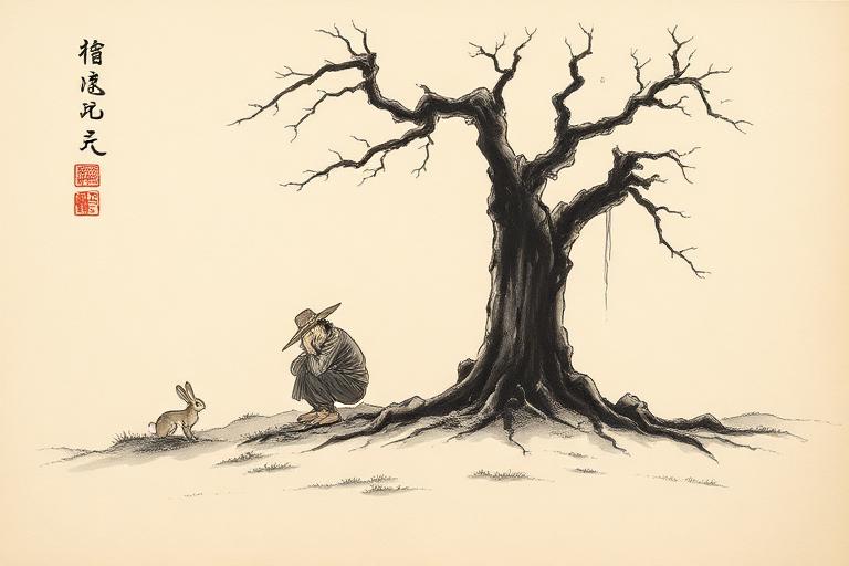 Guard the stump, wait for a rabbit